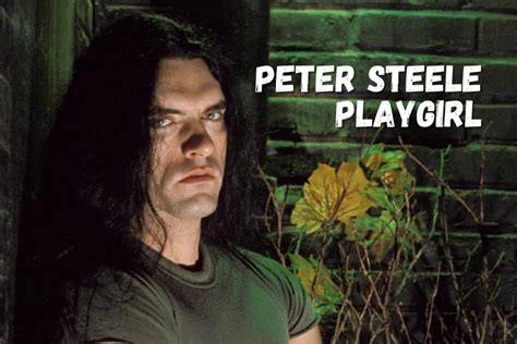 peter steele playgirl|Peter Steele: The Playgirl Issue and Its Impact